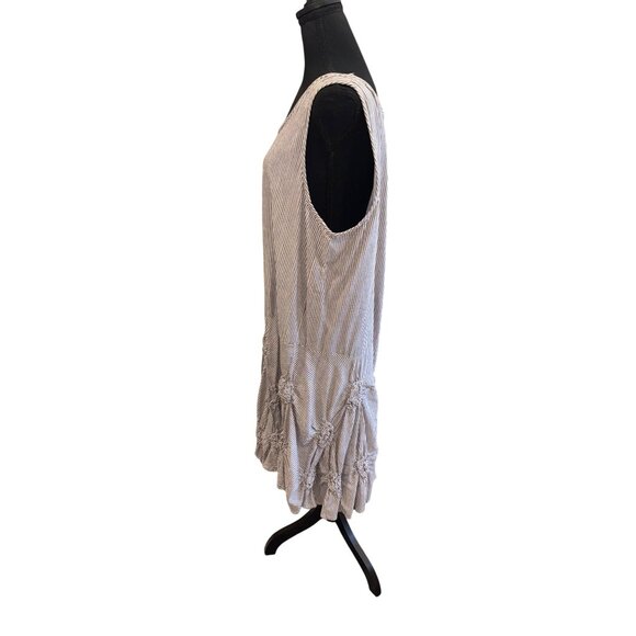 Chic Gray Ruffle Mini Dress - Picture 4 of 9